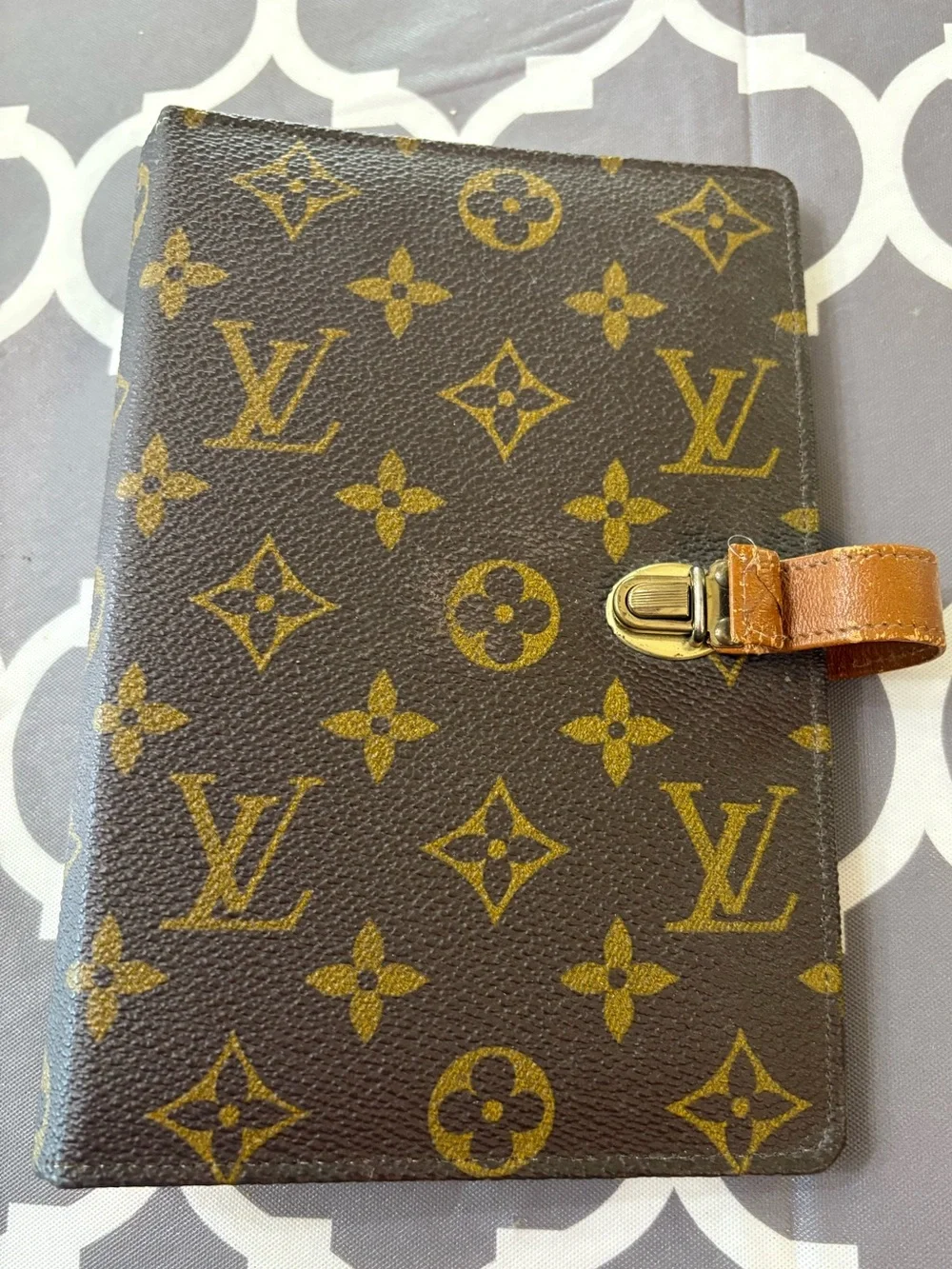 Vintage Louis Vuitton Saks Fifth Avenue Monogram Canvas Notebook Agenda Cover